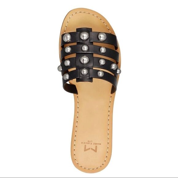 Marc Fisher | Pava Slide Sandal | Black - Picture 5 of 8